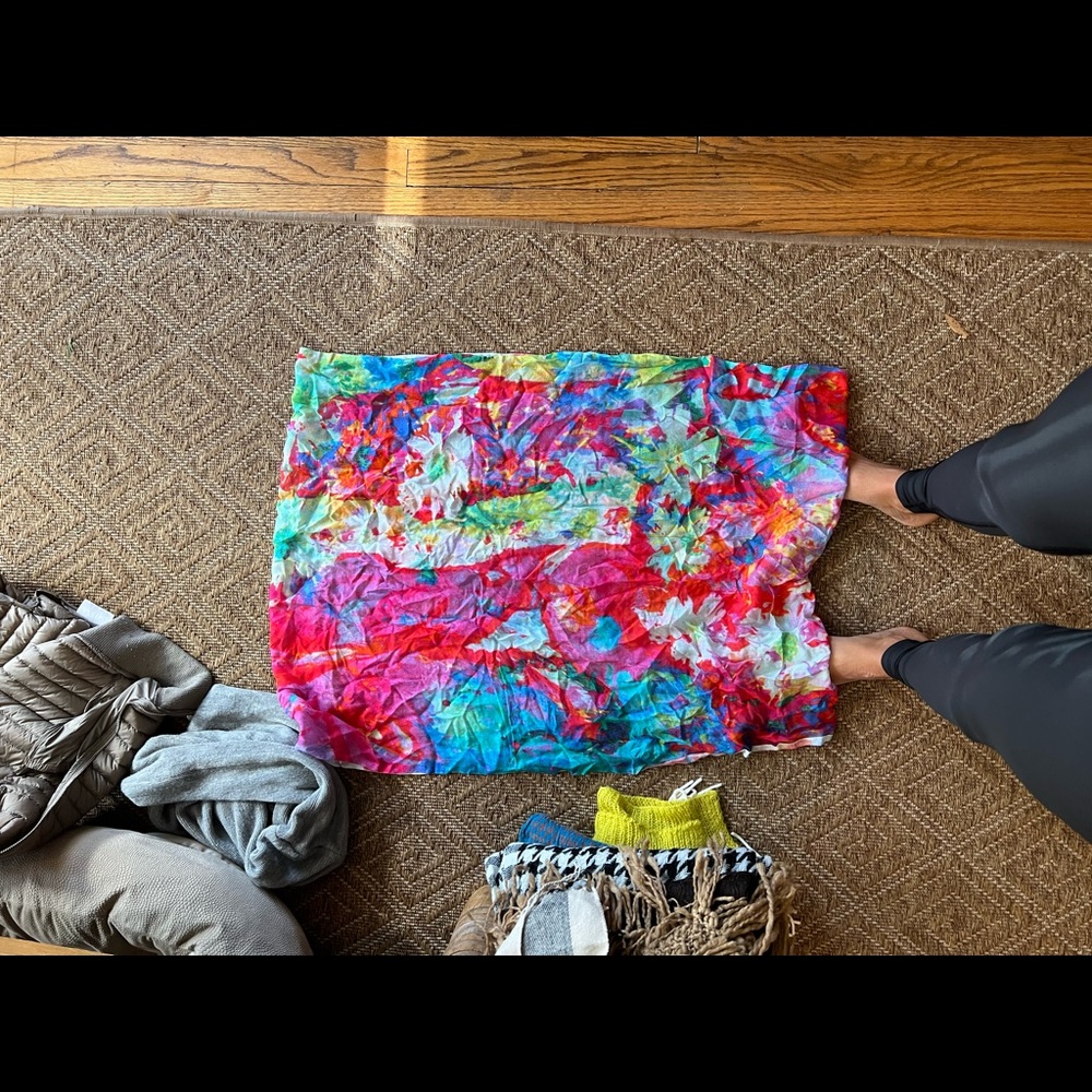 Infinity scarf. Very colorful.used like new.